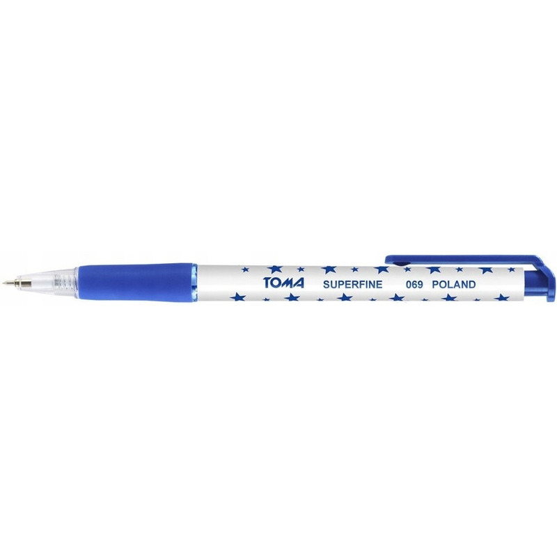 Długopis S-FINE automatyczny niebieski TO-069 TOMA, dlk4540118