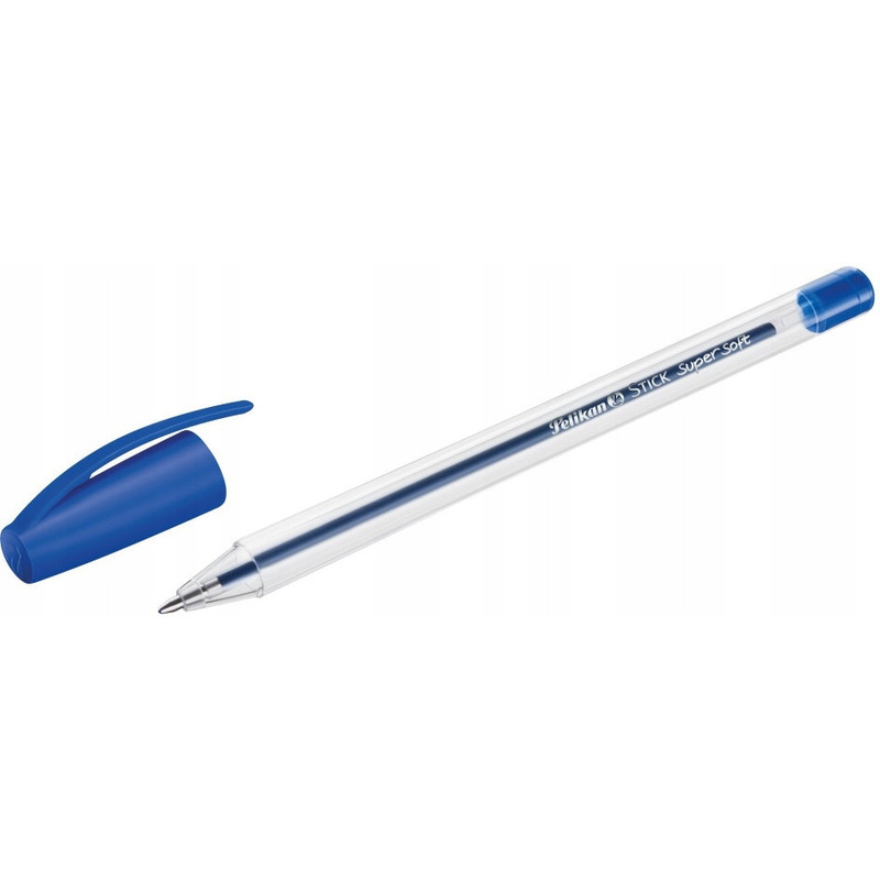 Długopis STICK SUPER SOFT K86 niebieski 601467 PELIKAN, DLK5265368