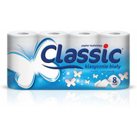 Papier toaletowy CLASSIC biały (8 rolek) VELVET 5.404.203