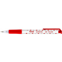 Długopis S-FINE automatyczny czerwony TO-069