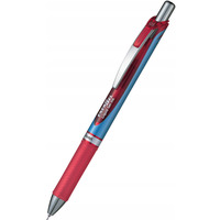 Cienkopis kulkowy BLN75-B czerwony PENTEL ENERGEL z pynnym tuszem elowym