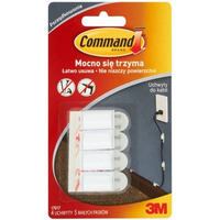 Uchwyty do kabli transparentne 3M COMMAND ma�e 17017