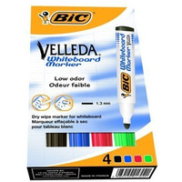 Marker VELLEDA 1701 suchocieralny 4 kolory BIC 904941