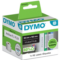 Etykieta DYMO na ma�y segregator 38*190 99018 S0722470