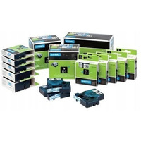 Ta�ma czarny nadruk na czerwonym 19mm x 7m DYMO S0720870