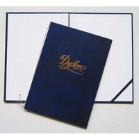 Ok�adka na dyplom z napisem granatowa 339-073 WARTA