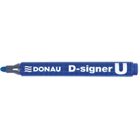 Marker permanentny D-SIGNER U niebieski okrga koncwka 2-4mm 7371001-10PL DONAU