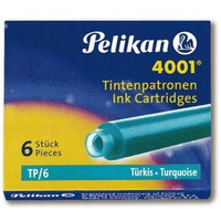 Naboje kr�tkie turkusowe TP/6 301705 PELIKAN