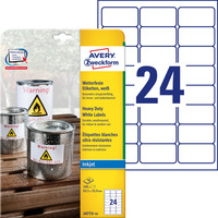 Etykieta ZF 63.5*33.9 J4773-10 z poliestru AVERY ZWECKFORM