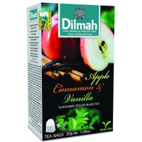 Herbata DILMAH (20 torebek) czarna z aromatem Jabko, Cynamon i Wanilia