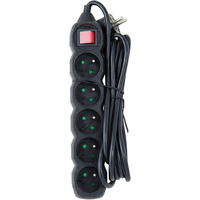 Listwa zasilająca 5gniazd 3 metry czarna z włącznikiem ELK215K ESPERANZA