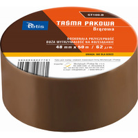Taśma pakowa brązowa 48mmx50m GT-100-B TETIS