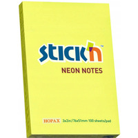 Bloczek STICK`N 76x51mm 100k ty neon 21132