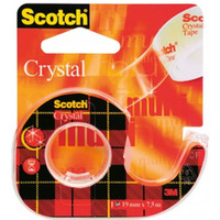Taśma biurowa 19x7.5m przezroczysta podajnik 3M SCOTCH CLEAR 6-1975 UU005552839