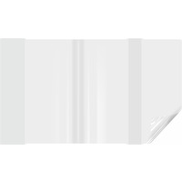 Okładki regulowane na książki i zeszyty Z6 bezbarwne 25 sztuk 27, 2x39, 3-43, 7cm OZB-40 BIURFOL