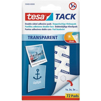 P�atki samoprzylepne bezbarwne TESA TACK 72szt 59408-00000-00