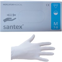 Rekawice lateksowe IDEAL 100 sztuk rozmiar M medyczne