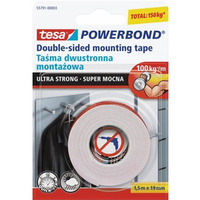 Taśma montażowa dwustronna 19mm x 1.5m Powerbond 55791-00003-01 TESA