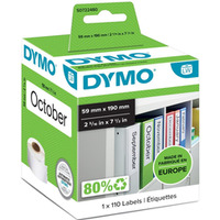 Etykieta DYMO na segregator dua 59x190 99019 S0722480