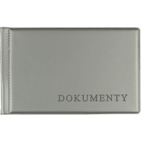 Ok�adka na dokumet.ma�e silver BIURFOL KOD-02-01
