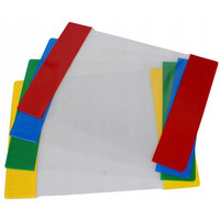 Ok�adki na zeszyty szkolne A5 kolorowe 10 sztuk 21, 2x30, 3cm OZK10-01 BIURFOL