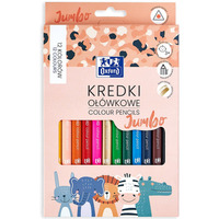 Kredki o��wkowe KIDS JUMBO 12 kolor�w 400174529 OXFORD