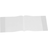 Ok�adki na zeszyt do nut muzyki bezbarwne 25 sztuk 15x43, 1cm OZB-34 BIURFOL