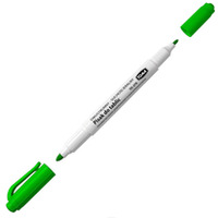 Marker dwustronny suchościeralny zielony TO-270 TOMA