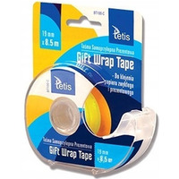 Ta�ma z podajnikiem 19x8, 5m prezentowa TETIS BT100-C gift wrap tape