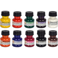 Tusz kre�larski zestaw 10 kolor�w 141731 KOH-I-NOOR