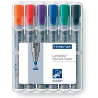 Marker Lumocolor 6 kolor�w FLIPCHART 356- WP6 STAEDTLER