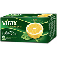Herbata VITAX INSPIRATIONS (20 torebek) zielona z cytryn� 30g zawieszka