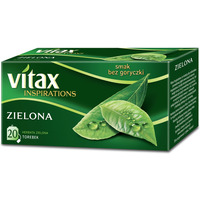 Herbata VITAX INSPIRATIONS (20 torebek) zielona 30g zawieszka