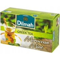 Herbata DILMAH (20 torebek) zielona z limi mity MOROCCAN GREEN TEA