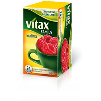 Herbata VITAX FAMILY (24 torebki) Malina bez zawieszki