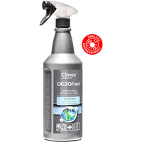 Preparat do dezynfekcji powierzchni CLINEX DEZOfast 1L 77014 z atomizerem
