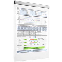 Samoprzylepna listwa magnetyczna A5 srebrna(5 sztuk)szeroko�� 210 mm 470623 DURAFIX RAIL 210 DURABLE