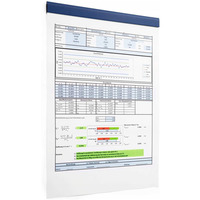 Samoprzylepna listwa magnetyczna A5 granatowa (5szt) szeroko�� 210mm 470607 DURAFIX RAIL 210 DURABLE