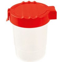 Pojemnik na wodę zamykany czerwony KF005-C TETIS