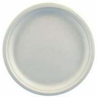 Talerz z trzciny cukrowej 26cm bia�y (50szt) 45189/29273 100% biodegradowalny