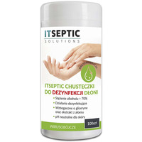 Chusteczki do dezynfekcji d�oni TUBA 100 szt. ITSEPTIC alkohol >70% gliceryna i aloes