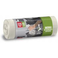 Worki do segregacji odpad�w INNE 120L 10szt bia�e WNS-7010V1