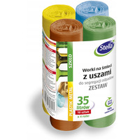 Worki z uszami do segregacji odpad�w 35L zestaw 4x10szt WNS-2174V1
