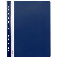 Skoroszyt wpinany do segregatora EVO granatowy 25 sztuk 400076701 BANTEX BUDGET