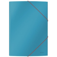 Teczka kartonowa z gumk, A4, niebieska 30020061