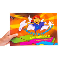 Zeszyt papierów kolorowych samoprzylepnych A4 (4 kolory + 4 Fluo) KRESKA
