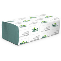 Ręcznik Z-Z `V` 23x25cm zielony NEXXT 4000 składek 1 warstwa 36g/m2 makulatura