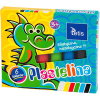 Plastelina 6kol.15g KP001-A TETIS