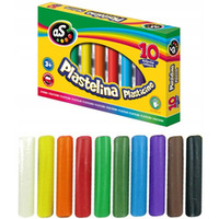 Plastelina szkolna dla dzieci zestaw 10 kolor�w 303219002 ASTRA