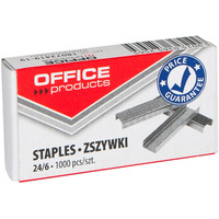 Zszywki OFFICE PRODUCTS, 24/6, 1000szt.